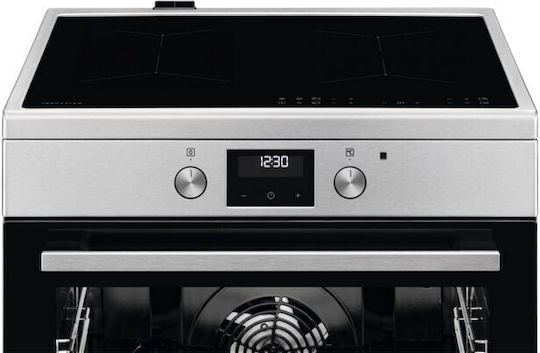 AEG 5000 Surroundcook Готварска печка 73лт с индукционни котлони Ш59.6см. Inox