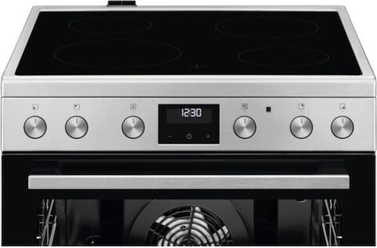 AEG 5000 Surroundcook Κουζίνα 73lt με Κεραμικές Εστίες Π59.6εκ. Inox