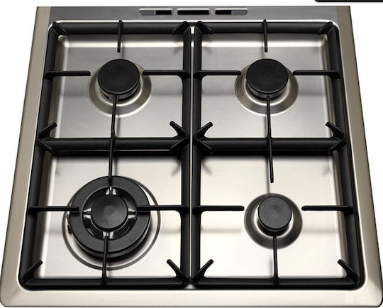 La Germania Aragaz 56lt cu Plite pe Gaz Natural L60cm. Inox
