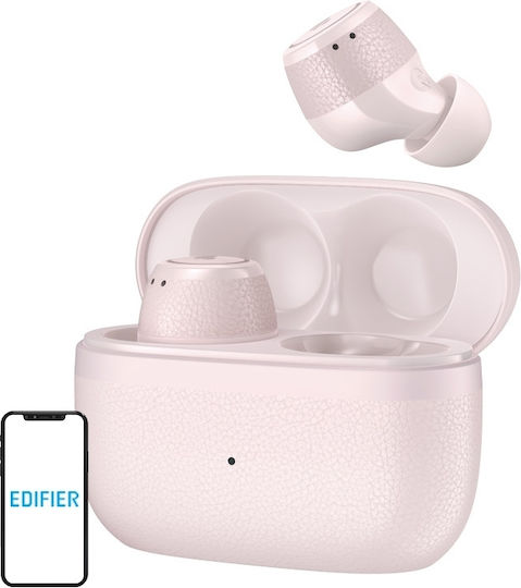 Edifier X3 Pro In ear Bluetooth хендсфри Слушалки с Устойчивост на Пот и Кутийка за Зареждане Розов