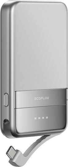 EcoFlow Rapid MagSafe Power Bank 10000mAh 30W με Θύρα USB-C Ασημί