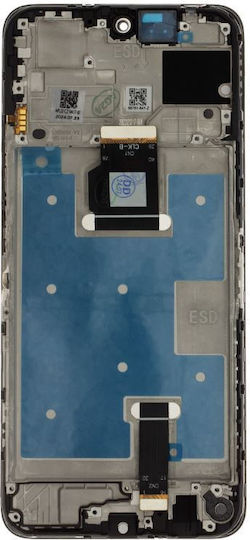 Screen with Touch Mechanism and Frame for Honor X7b (Black)