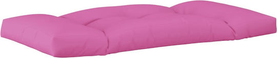vidaXL Waterproof Sofa Cushion Palette with Backrest Pink 3 Pieces