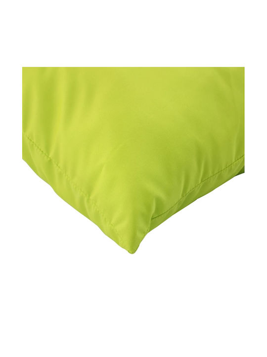 vidaXL Waterproof Sofa Cushion Palette with Backrest Green 3 Pieces