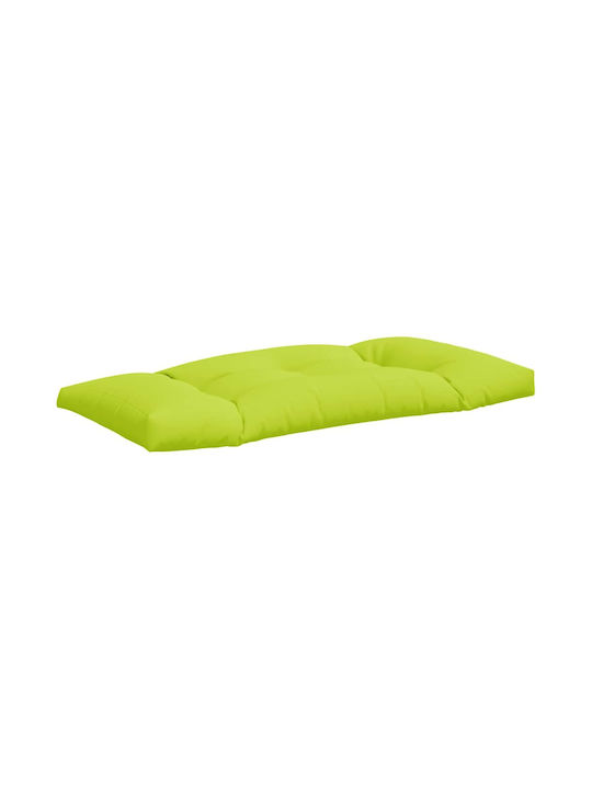 vidaXL Open Green Pallet Sofa Cushion with Backrest 2 pcs