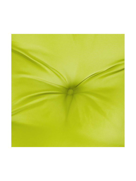 vidaXL Open Green Pallet Sofa Cushion with Backrest 2 pcs