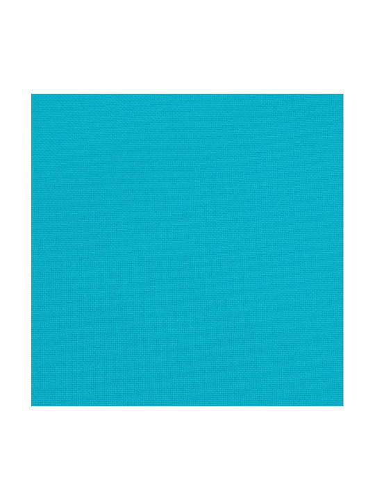 vidaXL Wasserdichtes Gartenstuhlkissen Palette Mit Rückenlehne Türkis 3 Stück
