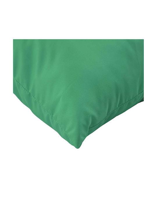 vidaXL Waterproof Sofa Cushion Pallet with Backrest Green 3 Pieces