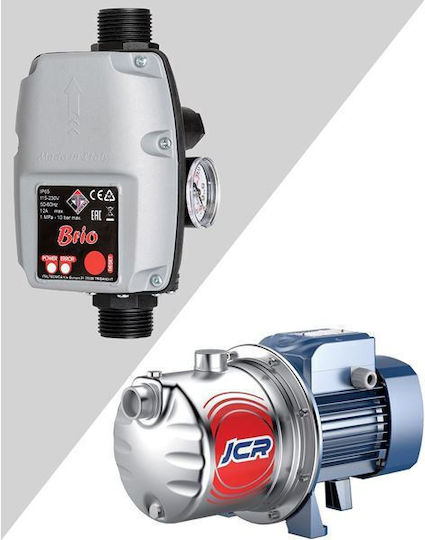 Pedrollo MONTAGE JCRm 2C + BRIO Single Phase Water Pressure Pump without Container 1hp