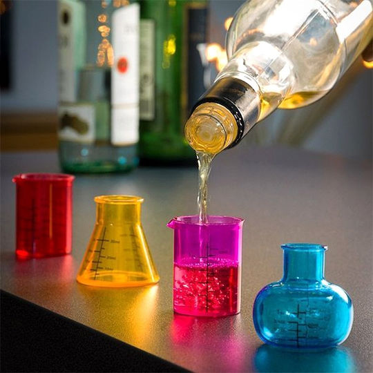Schnapsgläser aus Plastik 4Stück