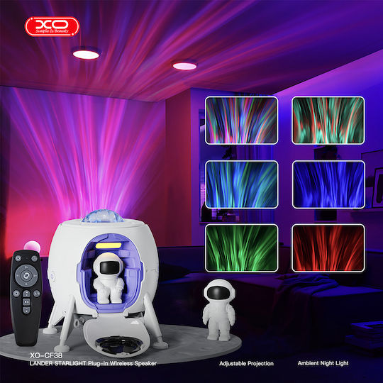 XO Projektor Dekorative Tischlampe LED RGB 14,53cm