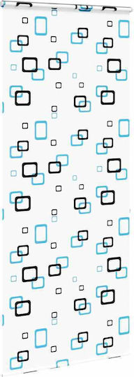 Vidaxl Shower Curtain Roll Cassette 90x240 cm Fabric Width 86 cm Multicolor