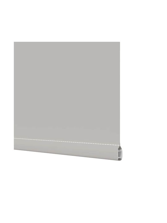 Vidaxl Κουρτίνα Μπάνιου Ρολό 110x240 Εκ Πλάτος Υφάσματος 106 Εκ Γκρι
