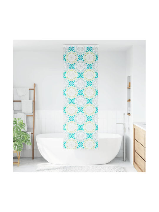 Vidaxl Shower Curtain Roll Cassette 70x240 cm Fabric Width 66 cm Multicolor