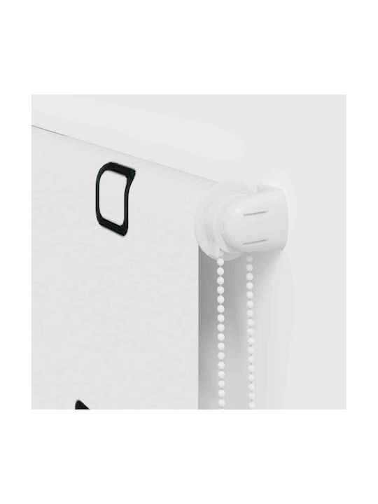 Vidaxl Завеса за душ 60x240 см Плат Ширина 56 см Бял