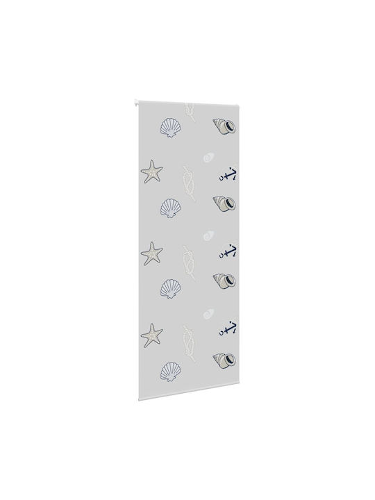 Vidaxl Shower Curtain Roll 110x240 cm Fabric Width 106 cm Grey