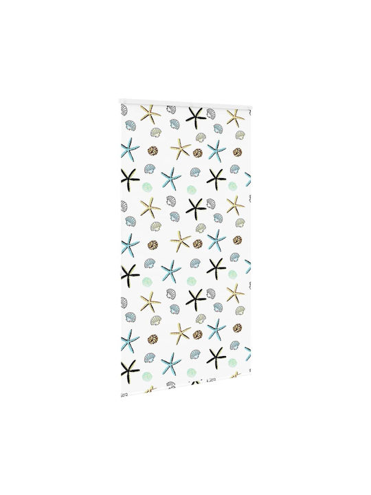 Vidaxl Shower Curtain Roll Cassette 120x240cm Fabric Width 116cm Multicolor