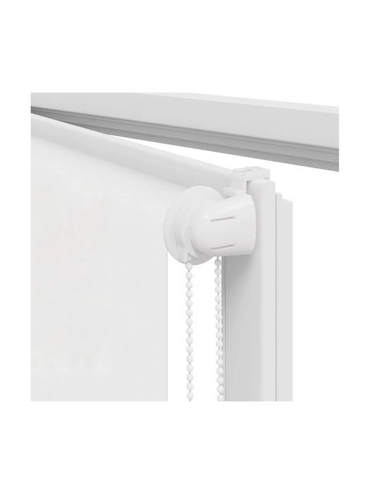 Vidaxl Duschvorhang Rolle 140x240 cm Stoffbreite 136 cm Weiß