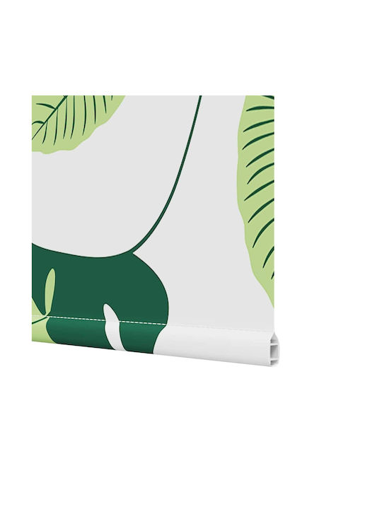 Vidaxl Perdea de Duș Rulou 130x240 cm Lățime Material 126 cm Verde
