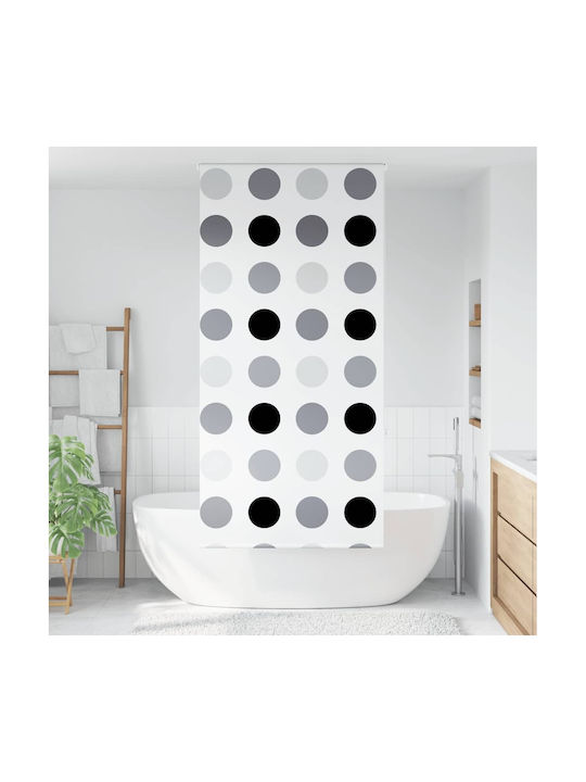 Vidaxl Shower Curtain Roll 110x240 cm Fabric Width 106 cm Multicolor