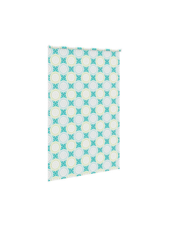 Vidaxl Duschvorhang Rolle 150x240 cm Stoffbreite 146 cm Blau