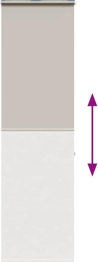 Vidaxl Shower Curtain Roll Cassette 70x240 cm Fabric Width 66 cm Grey