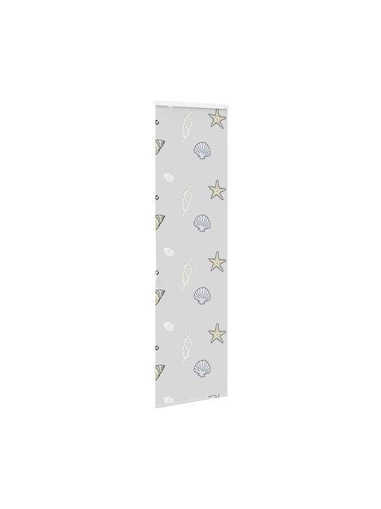 Vidaxl Perdea de Duș Rulou Casetă 80x240 cm Lățime Material 76 cm Multicolor