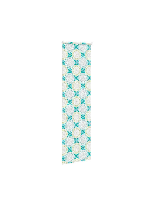 Vidaxl Shower Curtain Roll 70x240 cm Fabric Width 66 cm Blue