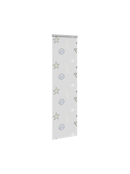 Vidaxl Perdea de Duș Rulou Casetă 80x240 cm Lățime Material 76 cm Multicolor