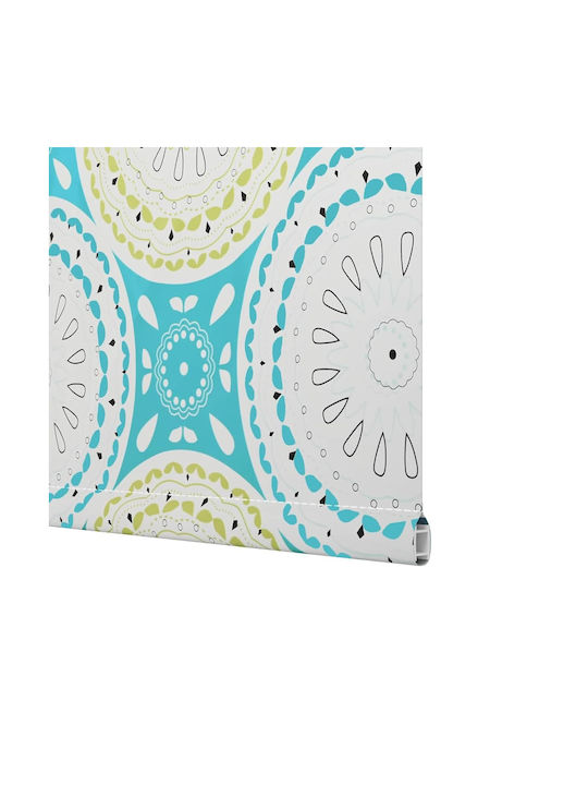 Vidaxl Shower Curtain Roll 70x240 cm Fabric Width 66 cm Blue