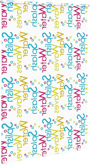 Vidaxl Shower Curtain Roll 150x240 cm Fabric Width 146 cm Multicolor