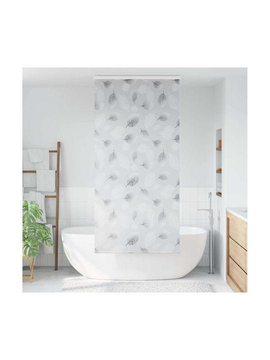 Vidaxl Shower Curtain Roll Cassette 110x240cm Fabric Width 106cm Grey
