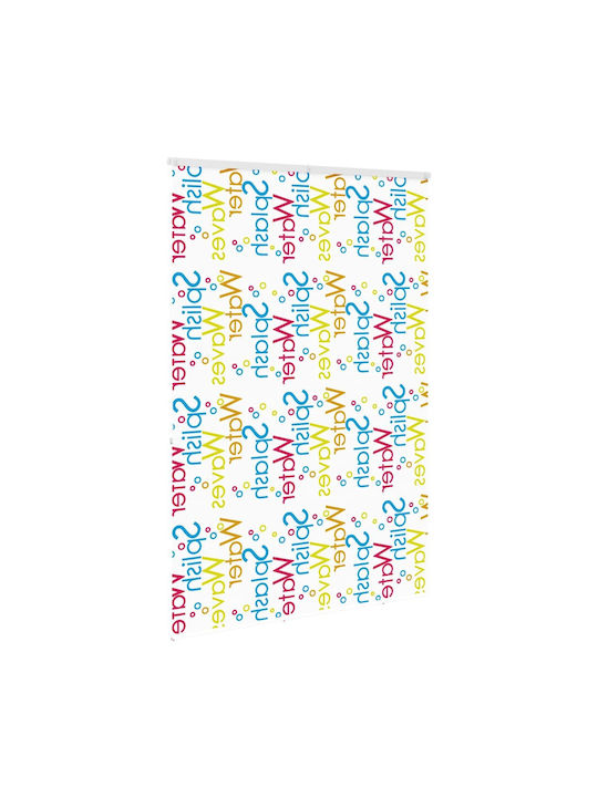 Vidaxl Shower Curtain Roll Cassette 160x240cm Fabric Width 156cm Multicolor