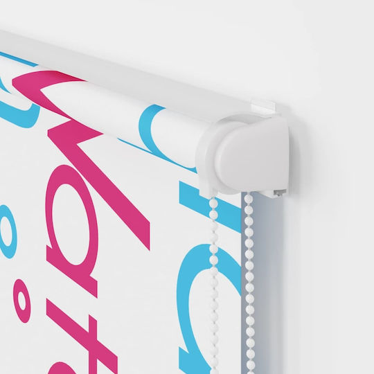 Vidaxl Shower Curtain Roll Cassette 160x240cm Fabric Width 156cm Multicolor
