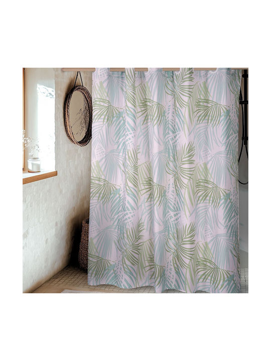 Nef-Nef Homeware Amazon Shower Curtain 180x200cm Green