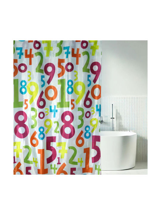 San Lorentzo Infantnumbers Κουρτίνα Μπάνιου Υφασμάτινη 240x180cm Infantnumbers