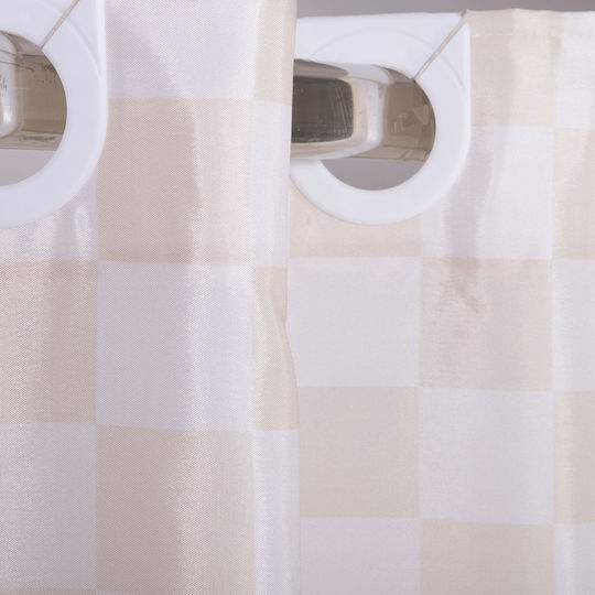 Nef-Nef Homeware Easy Perdea de Baie 180x200cm Bej