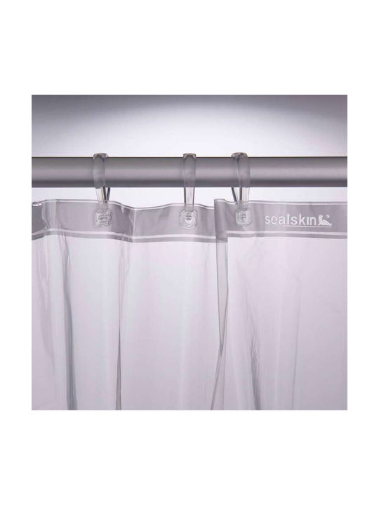 Sealskin Clear Κουρτίνα Μπάνιου 180x200 cm Διάφανη