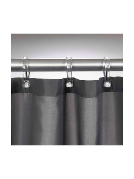 Sealskin Madeira Shower Curtain Fabric 120x200cm Gray 238501114