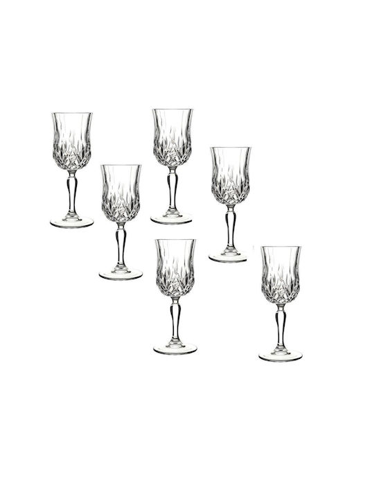 RCR Opera Set Gläser Likör/Ouzo aus Kristall 60ml 6Stück