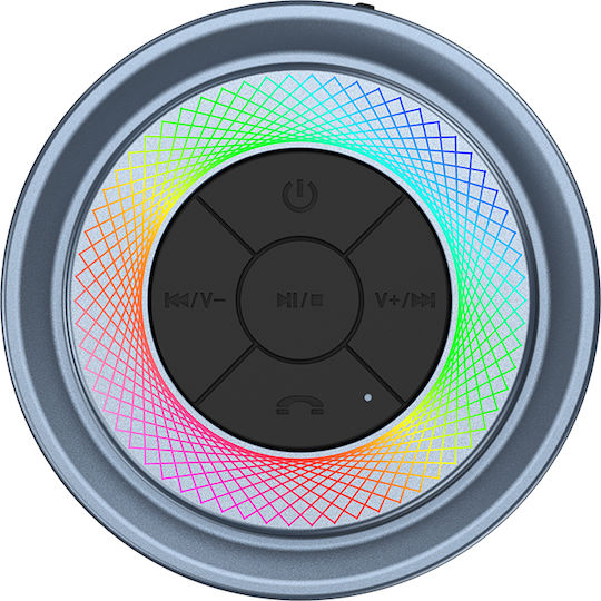 XO F64 Αδιάβροχο Ηχείο Bluetooth 5W με Διάρκεια Μπαταρίας έως 18 ώρες Μαύρο