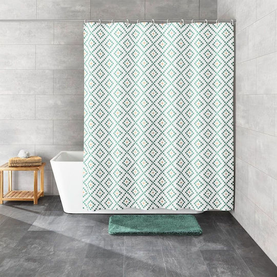 Kleine Wolke Alhambra Perdea de Baie 180x200cm Verde