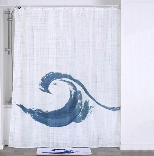 Atmosphera Manureva Wave Cortină Țesătură 180x200cm Albă