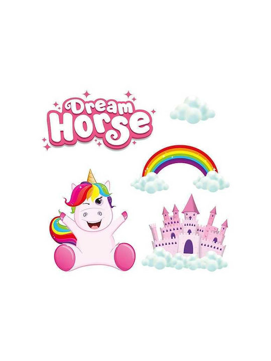 Toi-Toys Kinder Wandsticker Wand 38x63cm