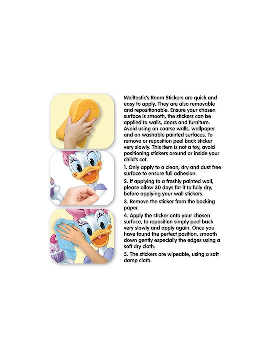 Παιδικά Αυτοκόλλητα Τοίχου Walltastic Minnie Mouse Decor Kit 79 Room Stickers