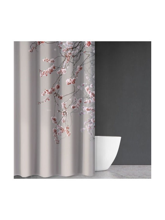 Saint Clair Zen Body Des 813 Shower Curtain 180x200cm Grey