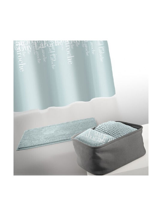 Guy Laroche Abbey Κουρτίνα Μπάνιου 180x180cm Σετ 3τμχ Aqua