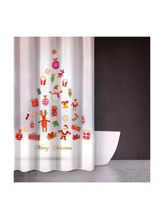 Saint Clair Christmas 402 Fabric Shower Curtain 180x200cm Multicolour