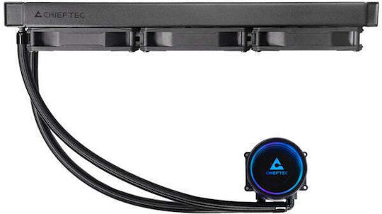 Chieftec Iceberg 360 Dark Υδρόψυξη AIO CPU με 3 Ανεμιστήρες 120mm
