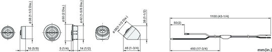 Pioneer Tweeter Αυτοκινήτου Στρογγυλό TSA301TW 90dB
